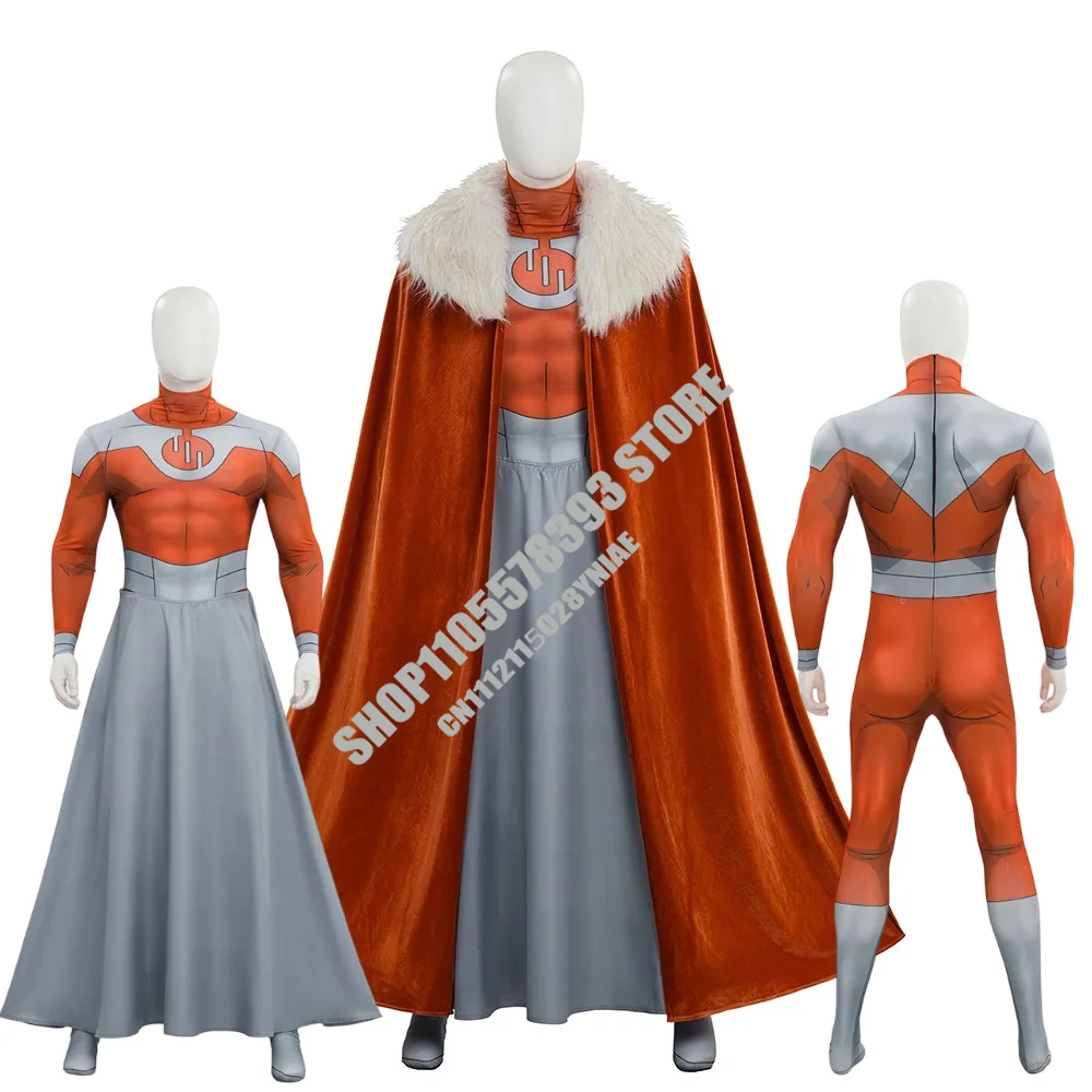 Thragg Cosplay Invincible Suit Man Men's Disguise Halloween Carnival Party Outfit Clothing
Thragg Cosplay Invincible Suit Man Men's Disguise Halloween Carnival Party Outfit Clothing