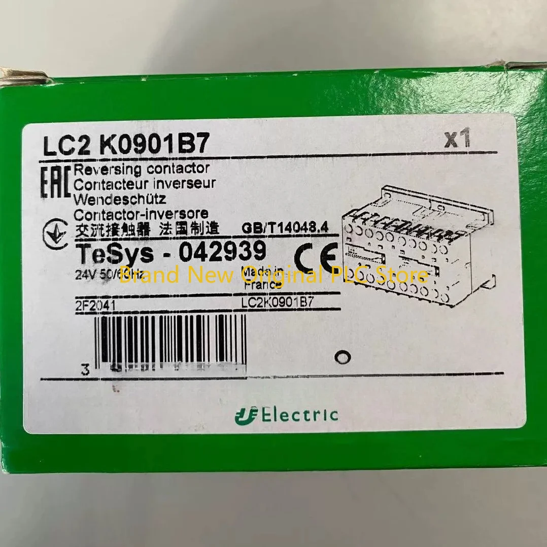 LC2K0901B7 Three-pole reversible contactor 9A 24V original genuine product
LC2K0901B7 Three-pole reversible contactor 9A 24V original genuine product