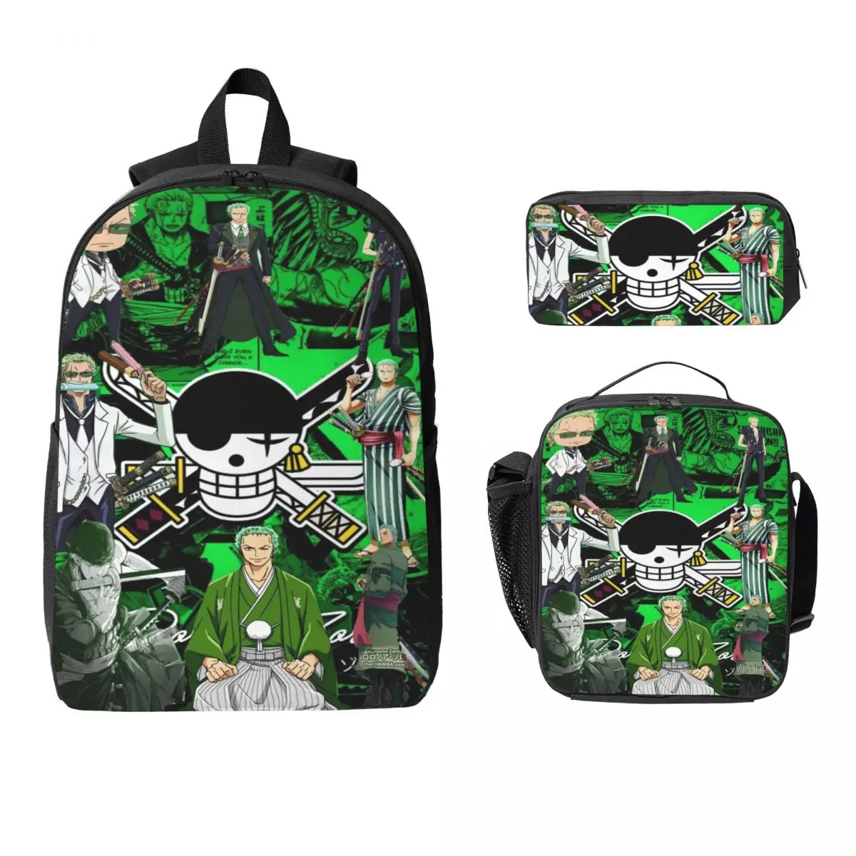 3Pcs Luffys O-one-pieces Backpack Set for Girls Boys Pen Bags Bookbag Sets with Lunch Box For School Students Daypack
3Pcs Luffys O-one-pieces Backpack Set for Girls Boys Pen Bags Bookbag Sets with Lunch Box For School Students Daypack