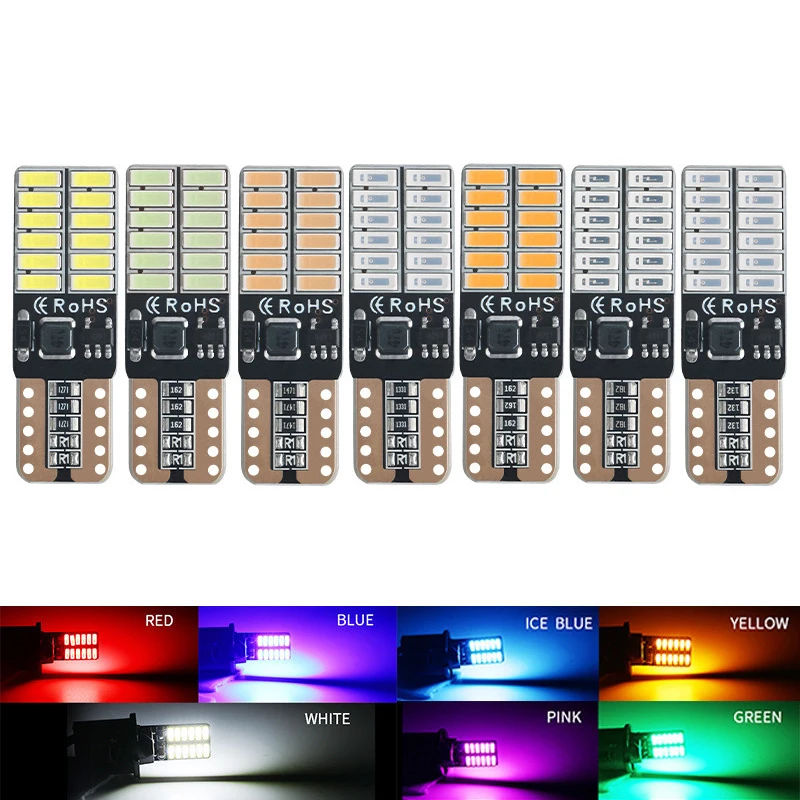 2Pcs T10 5W5 24SMD Canbus LED Bulb Car Signal Light 12V-24V License Plate Lights Clearance Lamp Interior Lamp Auto Accessories
2Pcs T10 5W5 24SMD Canbus LED Bulb Car Signal Light 12V-24V License Plate Lights Clearance Lamp Interior Lamp Auto Accessories