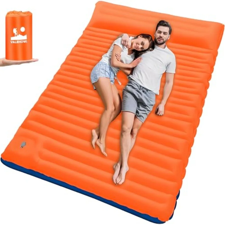 4 Inch Thick Camping Sleeping Pad with Internal Straps - R Value 4.0 for 4 Seasons Durable and 100% Waterproof Outdoor Air Matt
4 Inch Thick Camping Sleeping Pad with Internal Straps - R Value 4.0 for 4 Seasons Durable and 100% Waterproof Outdoor Air Matt
