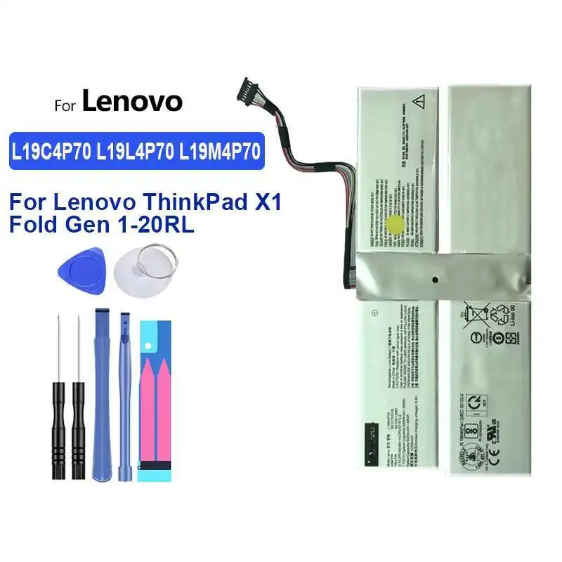Battery L19C4P70 L19L4P70 L19M4P70 6480Mah For Lenovo Thinkpad X1 Fold Gen 1-20RL 1-20RK SB10T83126 SB10T83127 5B10W13884 Laptop
Battery L19C4P70 L19L4P70 L19M4P70 6480Mah For Lenovo Thinkpad X1 Fold Gen 1-20RL 1-20RK SB10T83126 SB10T83127 5B10W13884 Laptop