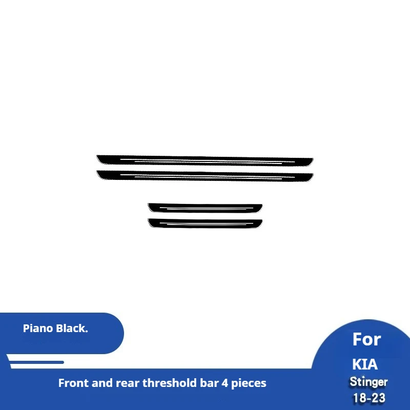 For Kia 18-23 Stinger Piano Black Front and Rear Threshold Strip Decorative Sticker Interior Modification Accessories
For Kia 18-23 Stinger Piano Black Front and Rear Threshold Strip Decorative Sticker Interior Modification Accessories
