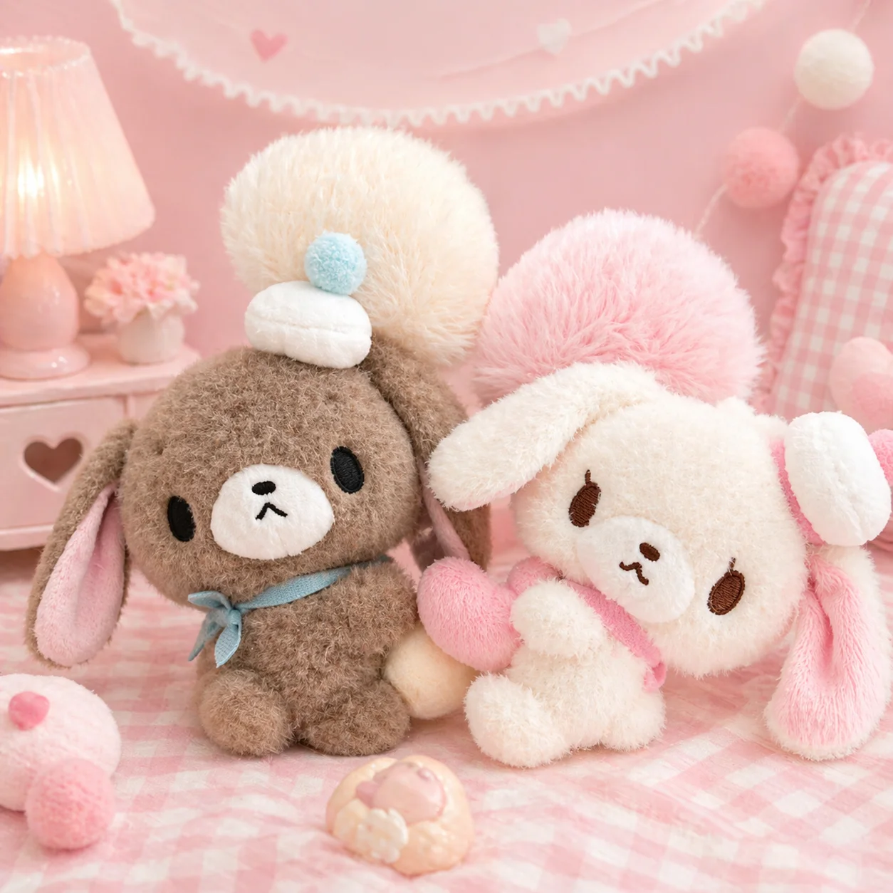 2026new Cute Dessert Animal Plush Keychain Kawaii Sweet Rabbit With Heart Chain Keyring Keyholder Bag Pendant Toy Doll Gift
2026new Cute Dessert Animal Plush Keychain Kawaii Sweet Rabbit With Heart Chain Keyring Keyholder Bag Pendant Toy Doll Gift