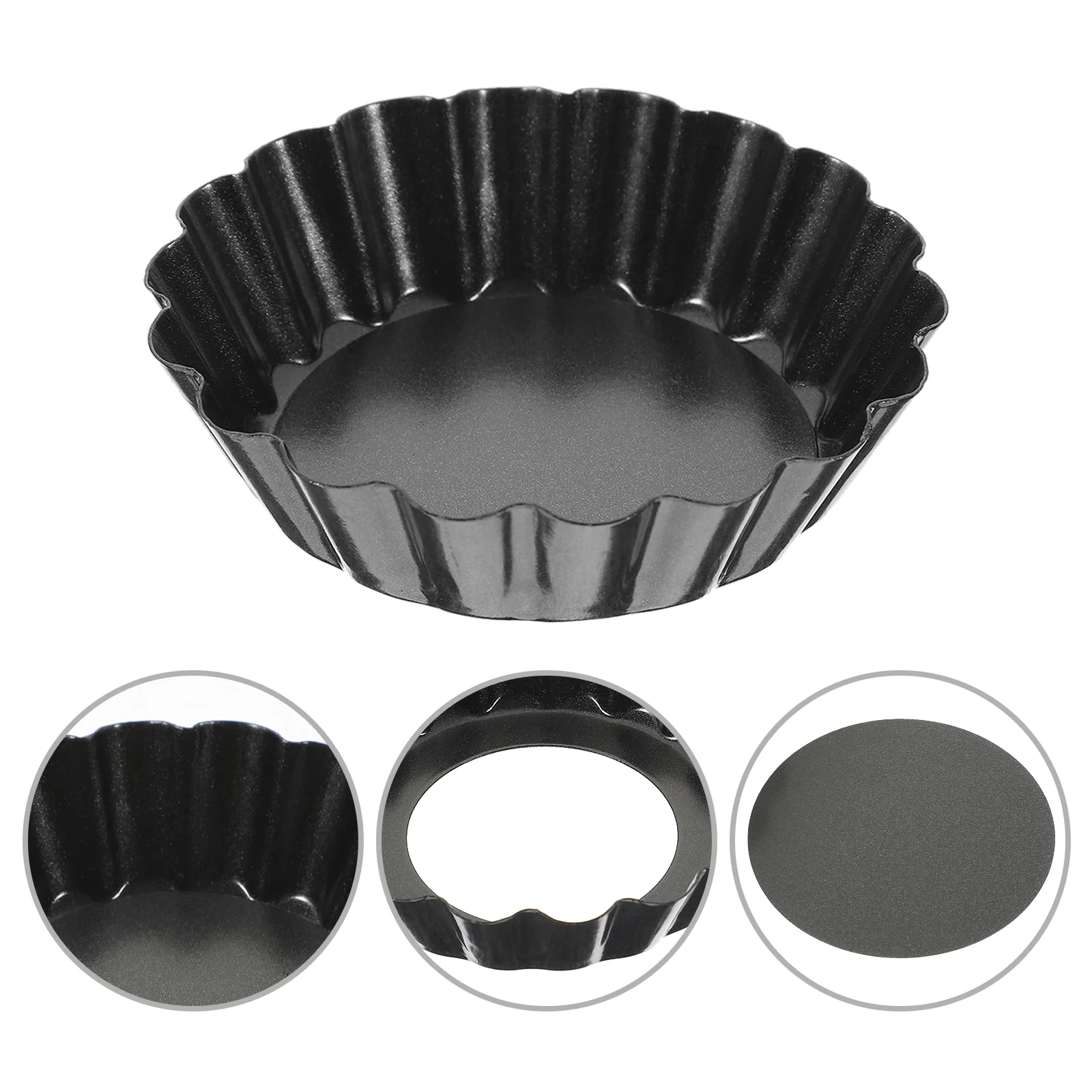 8pcs Mini Tart Pans 3 Inch Removable Bottom Black Carbon Steel Baking Molds for Tarts Cookies Fruit Pudding Chocolate
8pcs Mini Tart Pans 3 Inch Removable Bottom Black Carbon Steel Baking Molds for Tarts Cookies Fruit Pudding Chocolate