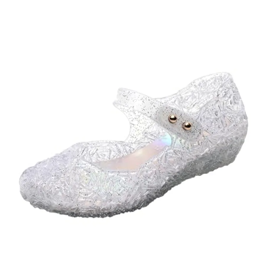 Jelly Shoes for Girls, Snow Queen Princess Birthday Sandals for Little Girls, Sandals Size, Frozen Inspired Party Cosplay Costu
Jelly Shoes for Girls, Snow Queen Princess Birthday Sandals for Little Girls, Sandals Size, Frozen Inspired Party Cosplay Costu