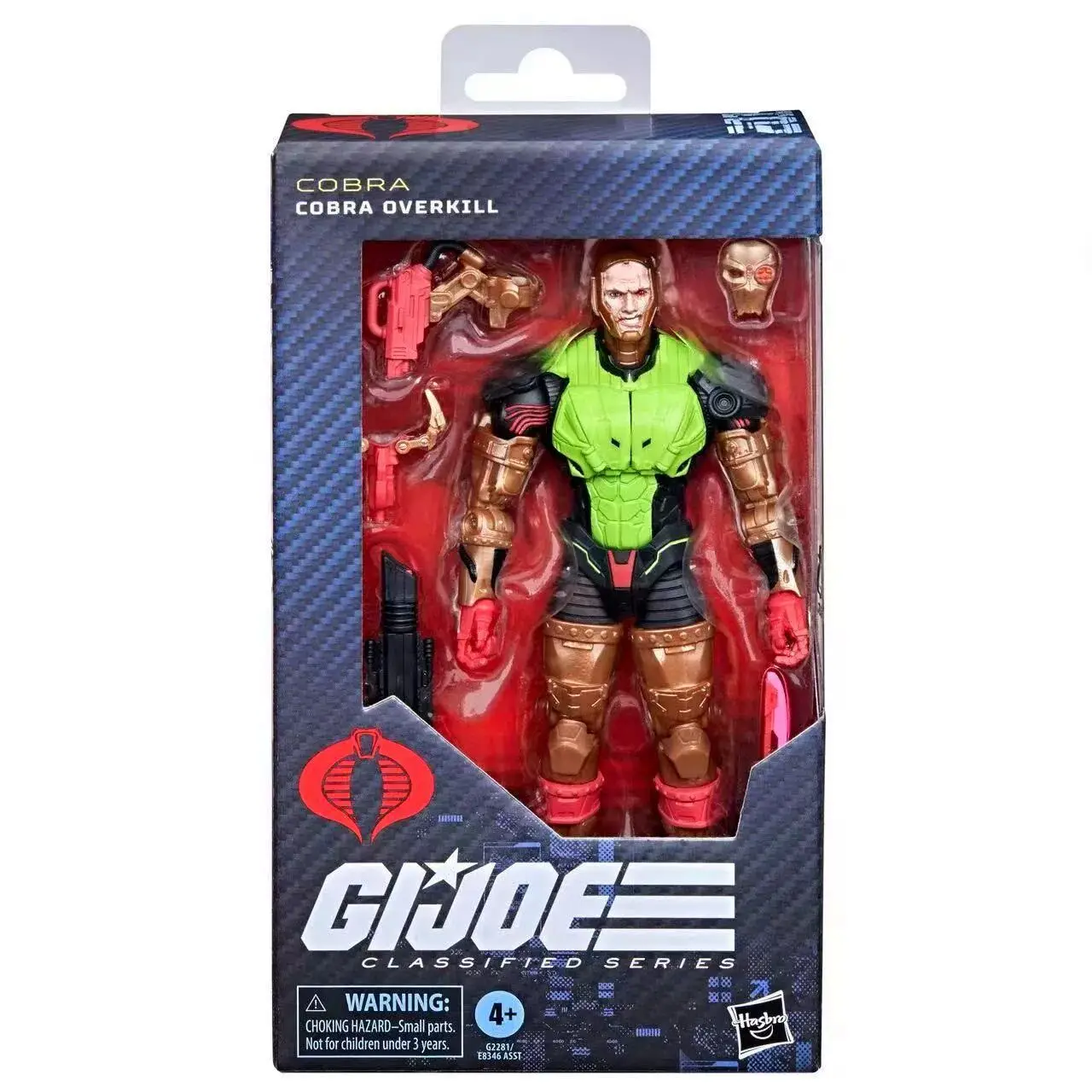 GI Joe Classified Series #201 Cobra Overkill Collectible 6 Inch Action Figure Toy Set with 5 Accessories
GI Joe Classified Series #201 Cobra Overkill Collectible 6 Inch Action Figure Toy Set with 5 Accessories