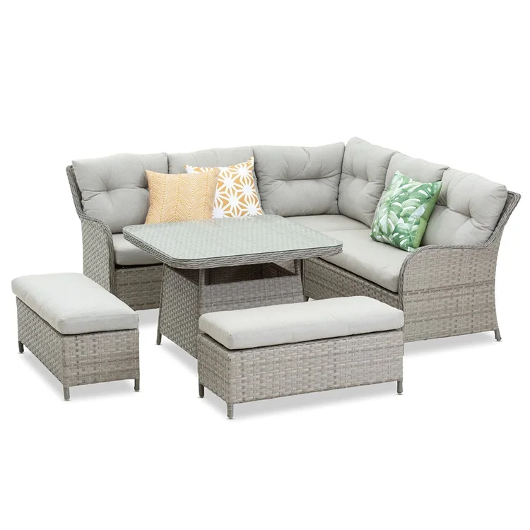 Patio Garden Outdoor Furniture Steel Frame PE Rattan Sofa Set
Patio Garden Outdoor Furniture Steel Frame PE Rattan Sofa Set