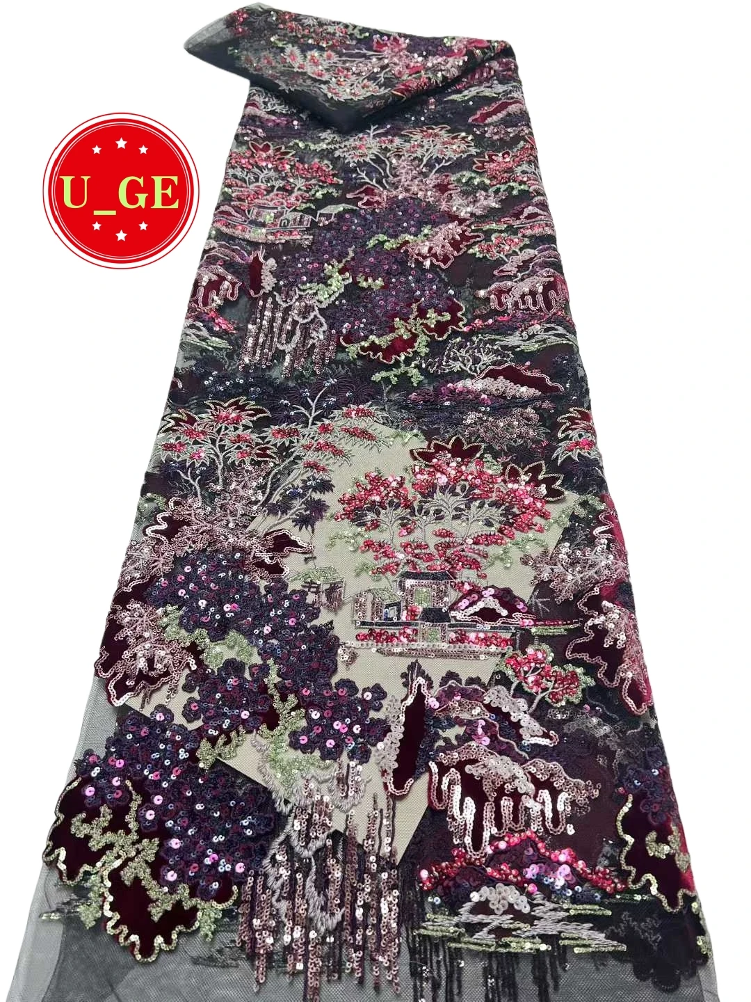 2026 Популярная вышитая сетчатая кружевная ткань с блестками - австрийский высококачественный элегантный текстиль для вечерних платьев 2026 U_Ge5328
2026 Популярная вышитая сетчатая кружевная ткань с блестками - австрийский высококачественный элегантный текстиль для вечерних платьев 2026 U_Ge5328