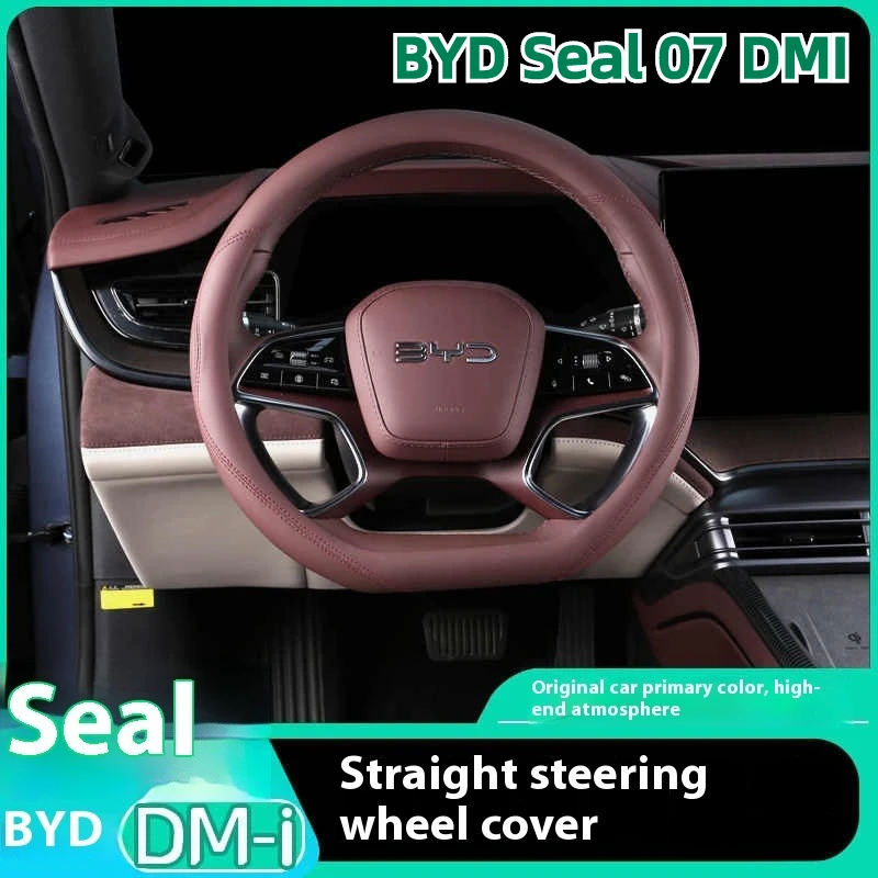 For BYD Seal 07 DMI Hand-stitched Anti-slip Leather Steering Wheel Cover Car Interior Accessories
For BYD Seal 07 DMI Hand-stitched Anti-slip Leather Steering Wheel Cover Car Interior Accessories