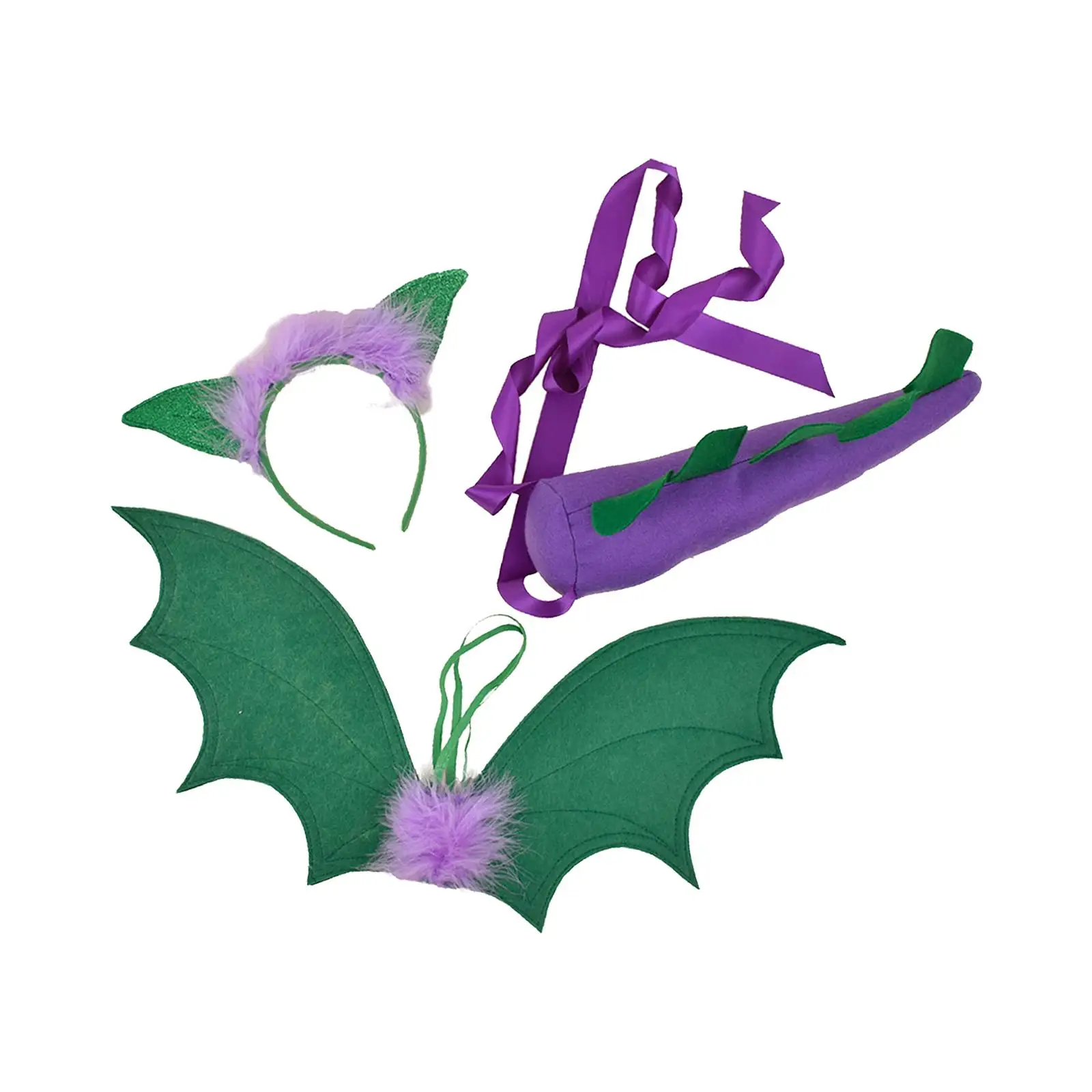 3 Pieces Dinosaur Wing Tail Set Dress up Headband Halloween Dragon Costumes Kids Dinosaur Costume for Easter Birthday Holiday
3 Pieces Dinosaur Wing Tail Set Dress up Headband Halloween Dragon Costumes Kids Dinosaur Costume for Easter Birthday Holiday