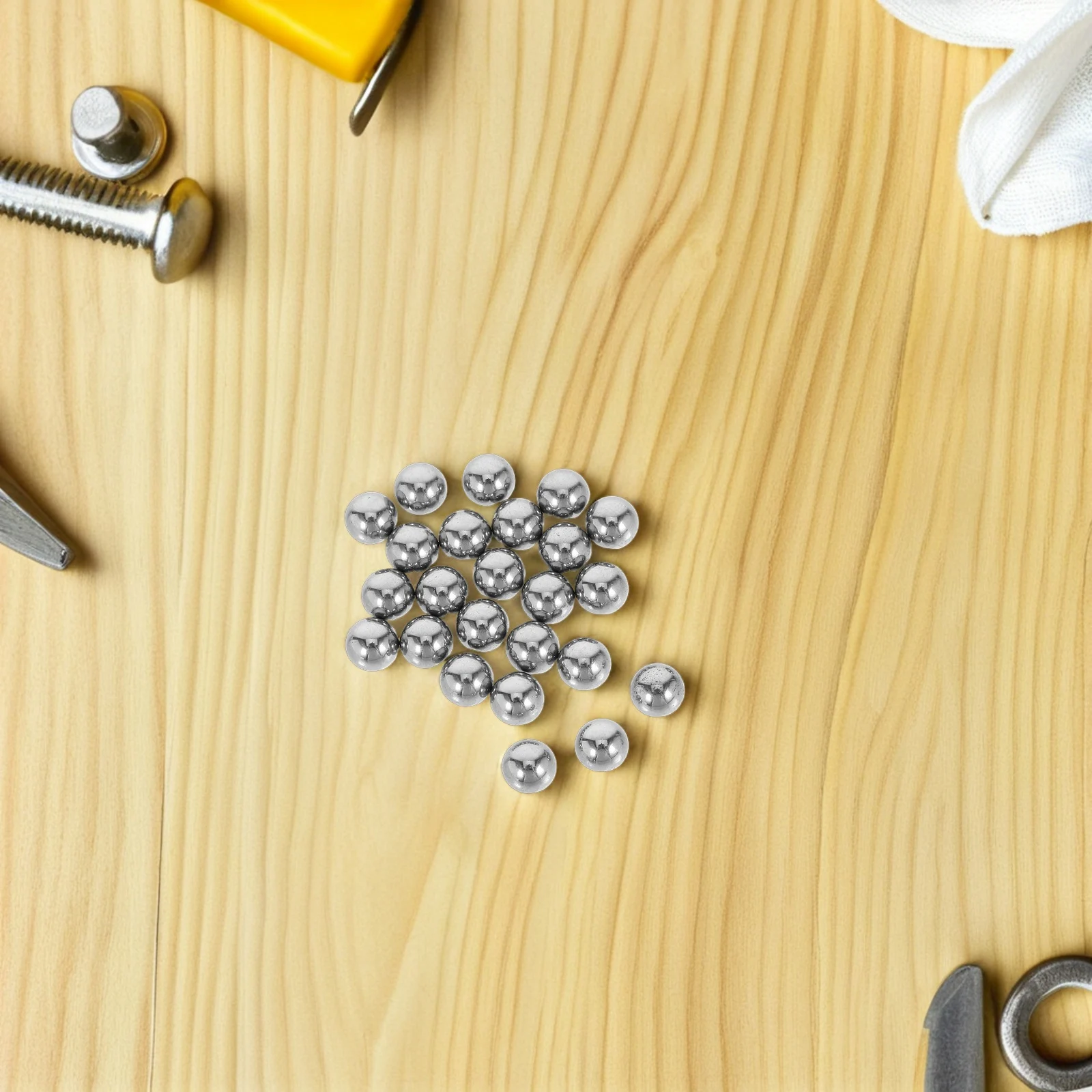 24pcs Stainless Steel Bearing Balls Corrosion Resistant High Speed Friction Reduction Automotive Machinery Replacement Rolling
24pcs Stainless Steel Bearing Balls Corrosion Resistant High Speed Friction Reduction Automotive Machinery Replacement Rolling