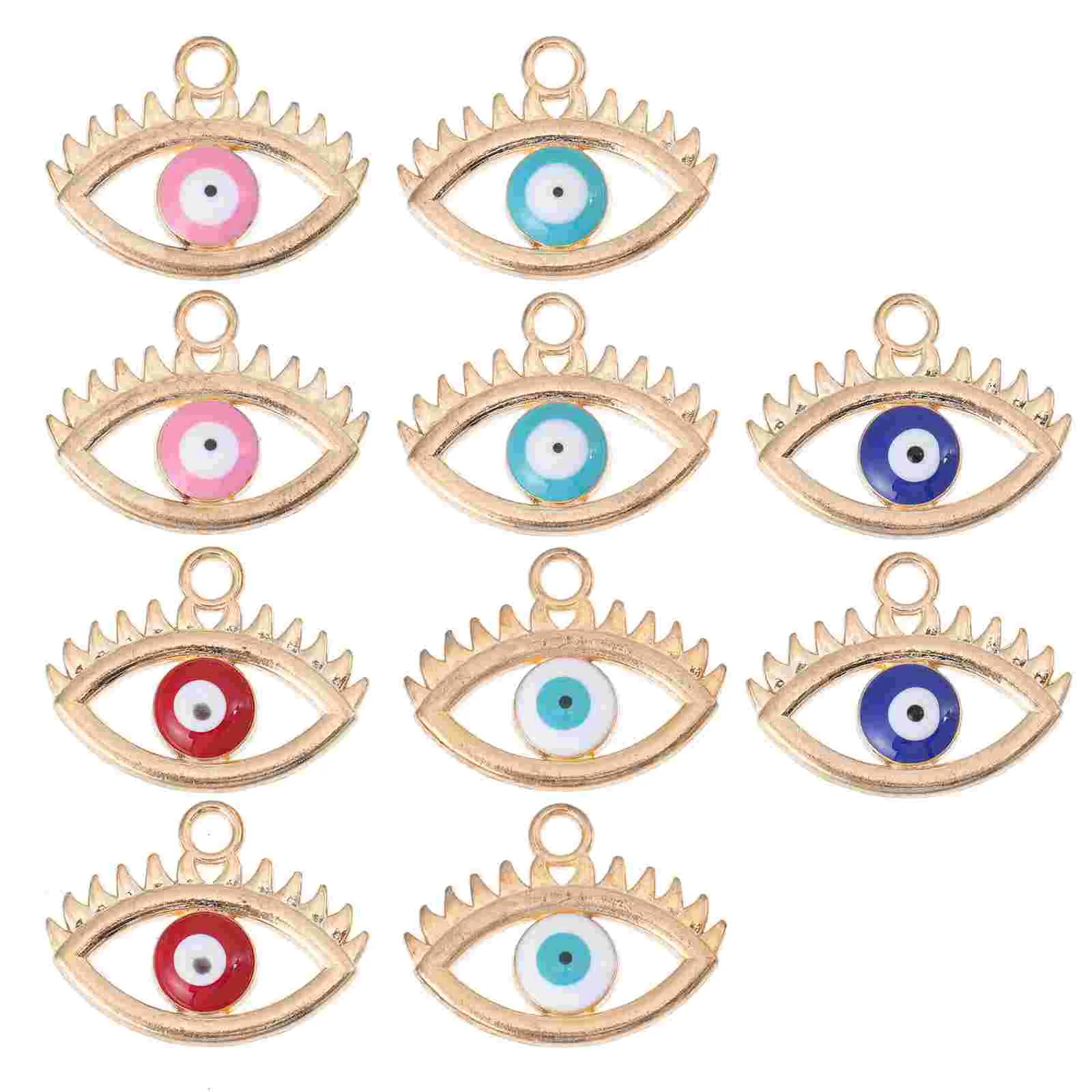 50 Pcs Devil's Eye Pendant Jewelry Making Charms 2X15cm DIY Beads Accessories Hollow Pendants
50 Pcs Devil's Eye Pendant Jewelry Making Charms 2X15cm DIY Beads Accessories Hollow Pendants
