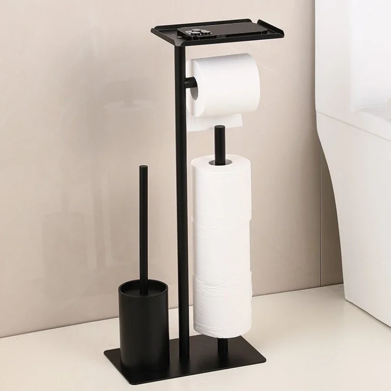 Floor towel rack, bathroom roll paper rack, floor mobile toilet brush , narrow-edge vertical storage , toilet paper
Floor towel rack, bathroom roll paper rack, floor mobile toilet brush , narrow-edge vertical storage , toilet paper