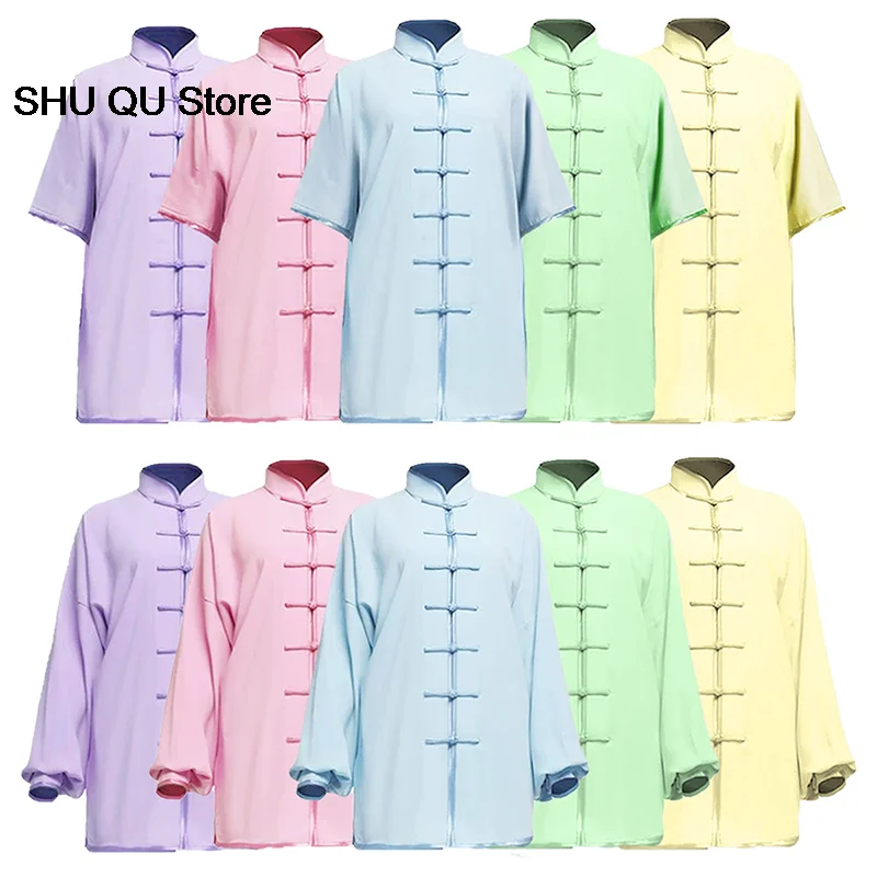 Summer High quality1Piece Women's Kung Fu Chinese Traditional Male Linen Loose Wu Shu Tai Chi Sets Shirt
Summer High quality1Piece Women's Kung Fu Chinese Traditional Male Linen Loose Wu Shu Tai Chi Sets Shirt