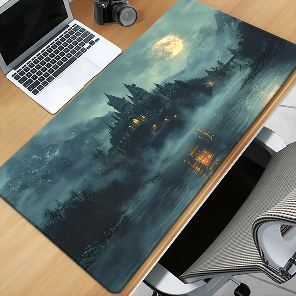 Moonlit Castle Mystical Landscape Extended Gaming Mouse Pad Large Rubber Base Desk Mat for PC Office
Moonlit Castle Mystical Landscape Extended Gaming Mouse Pad Large Rubber Base Desk Mat for PC Office