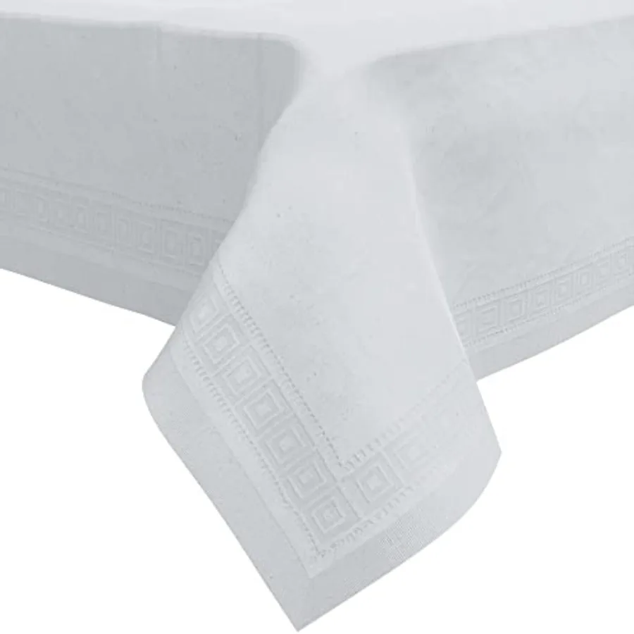 Paper Tablecloths for Rectangle Tables 54" X 108" 25 Pack White Paper Disposable Tablecloth 3-Ply Premium Paper and Plastic Tab
Paper Tablecloths for Rectangle Tables 54" X 108" 25 Pack White Paper Disposable Tablecloth 3-Ply Premium Paper and Plastic Tab