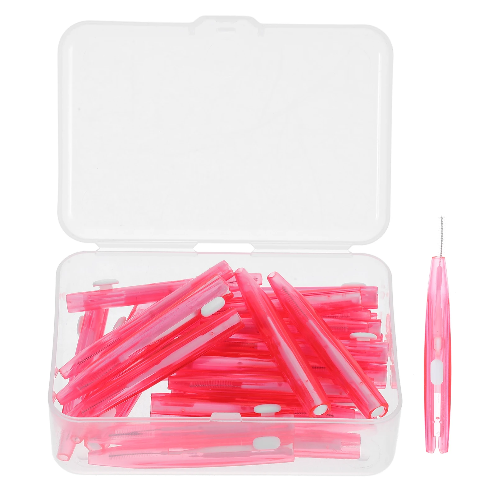 1 Box 30 Pcs Interdental Retractable Interdental Cleaner Picks (Pink 0.6mm)
1 Box 30 Pcs Interdental Retractable Interdental Cleaner Picks (Pink 0.6mm)