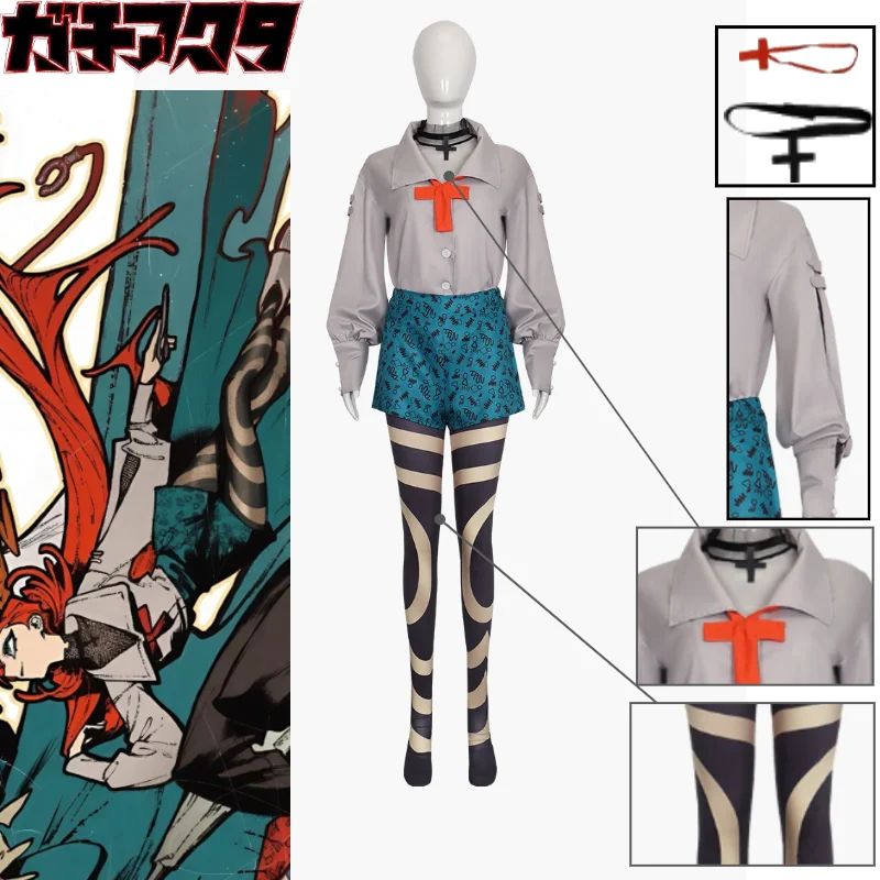 Riyo Cosplay Costume Gachiakuta Riyo Doll Festival Violent Loli Coat Crop Top Shorts for Halloween Party Riyo Roleplay Suits
Riyo Cosplay Costume Gachiakuta Riyo Doll Festival Violent Loli Coat Crop Top Shorts for Halloween Party Riyo Roleplay Suits
