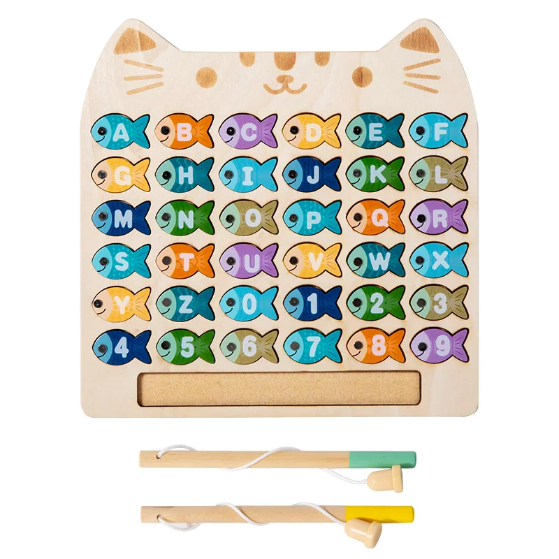 Kids Wooden Fishing Game Toys Gifts Early Education Alphabet Numeric Cognitive Toys Children Interactive Games Toys for Gifts
Kids Wooden Fishing Game Toys Gifts Early Education Alphabet Numeric Cognitive Toys Children Interactive Games Toys for Gifts