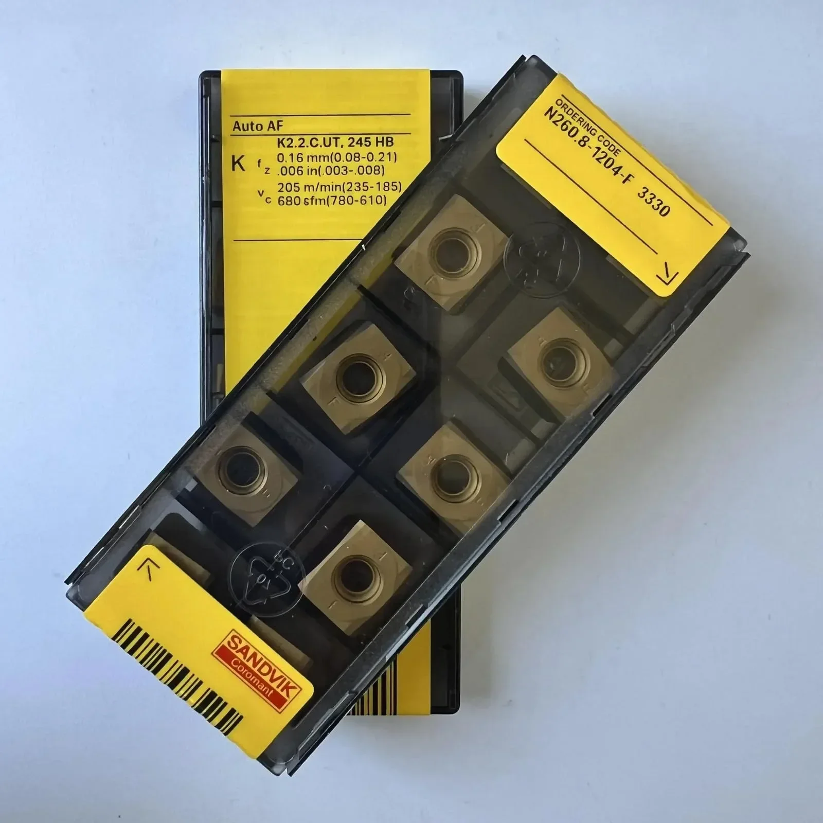 SANDVIK-Coromant / N260.8-1204-F 3330 / 10 Pcs
SANDVIK-Coromant / N260.8-1204-F 3330 / 10 Pcs