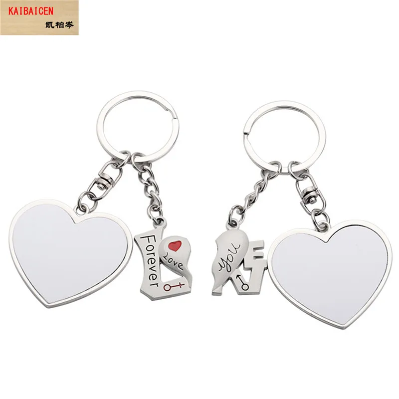50 Pairs Sublimation blank Keychain Round Heart Shaped Ornament creative Souvenir Valentine's Day Present White Blanks
50 Pairs Sublimation blank Keychain Round Heart Shaped Ornament creative Souvenir Valentine's Day Present White Blanks