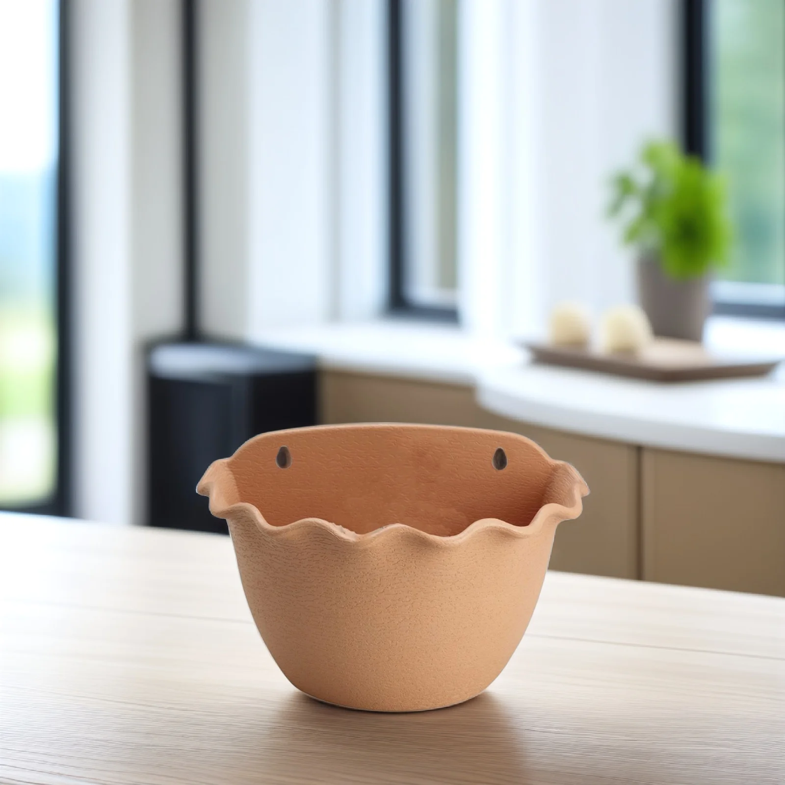 Semicircle Wall Hanging Flowerpot Half Planter Planters Indoor Plants Artificial Basket Outdoor Garden Supplies Wave Style
Semicircle Wall Hanging Flowerpot Half Planter Planters Indoor Plants Artificial Basket Outdoor Garden Supplies Wave Style