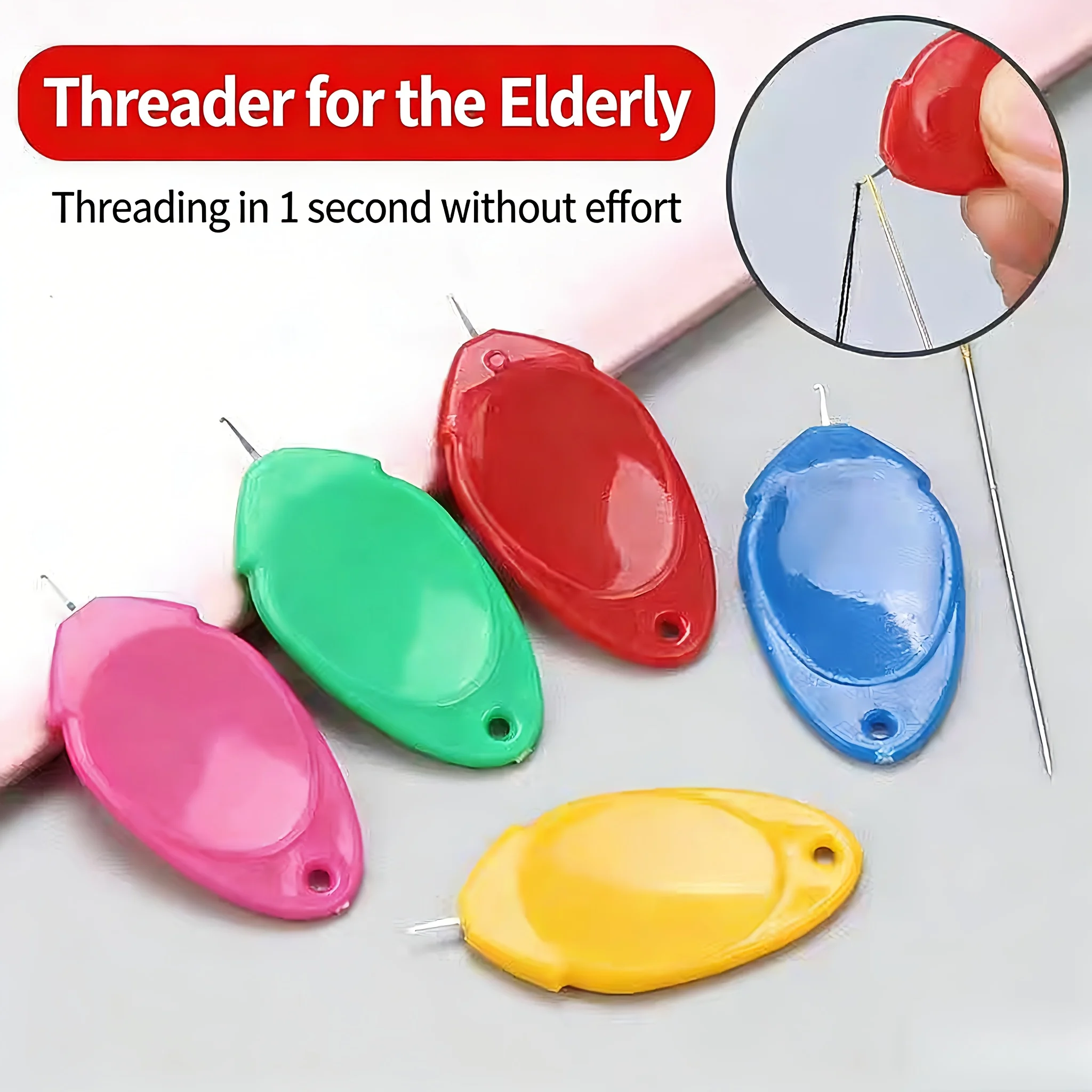 Pack of 2, Thumb Threader, Fast Threader Assist Automatic Identification Needle Thumb Universal Sewing Threader, Random
Pack of 2, Thumb Threader, Fast Threader Assist Automatic Identification Needle Thumb Universal Sewing Threader, Random