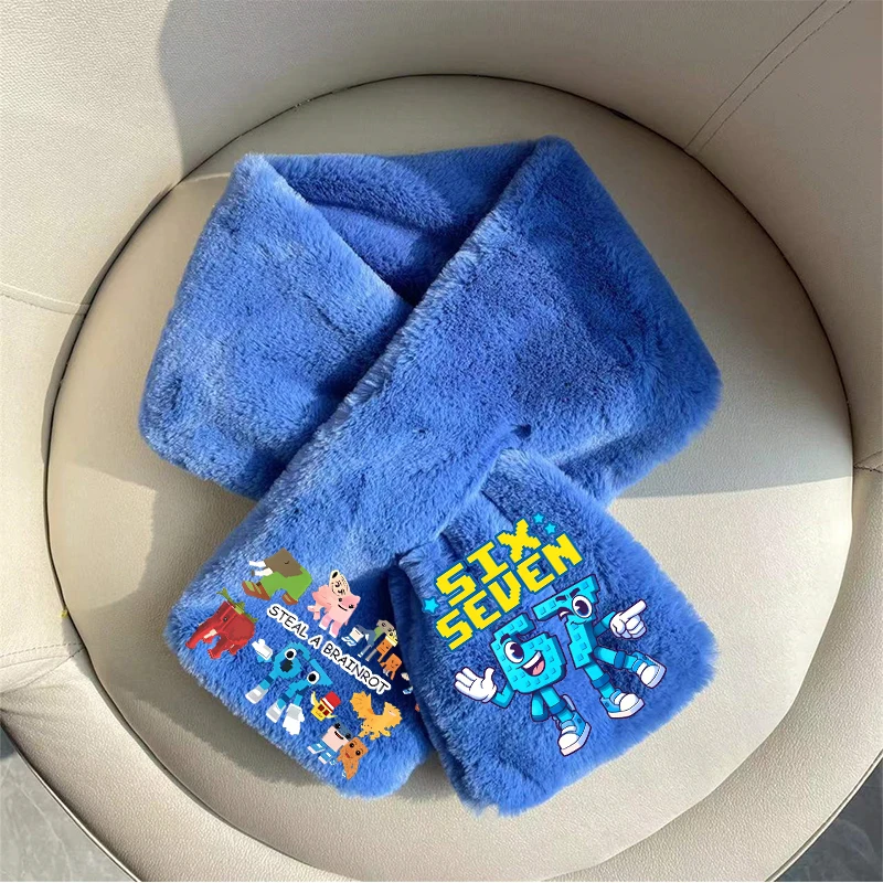 67 Six Seven Children Plush Scarf Steal A Brainrot Cartoon Printed Neckerchief Boys Winter Warm Accessories Kids Christmas Gifts
67 Six Seven Children Plush Scarf Steal A Brainrot Cartoon Printed Neckerchief Boys Winter Warm Accessories Kids Christmas Gifts