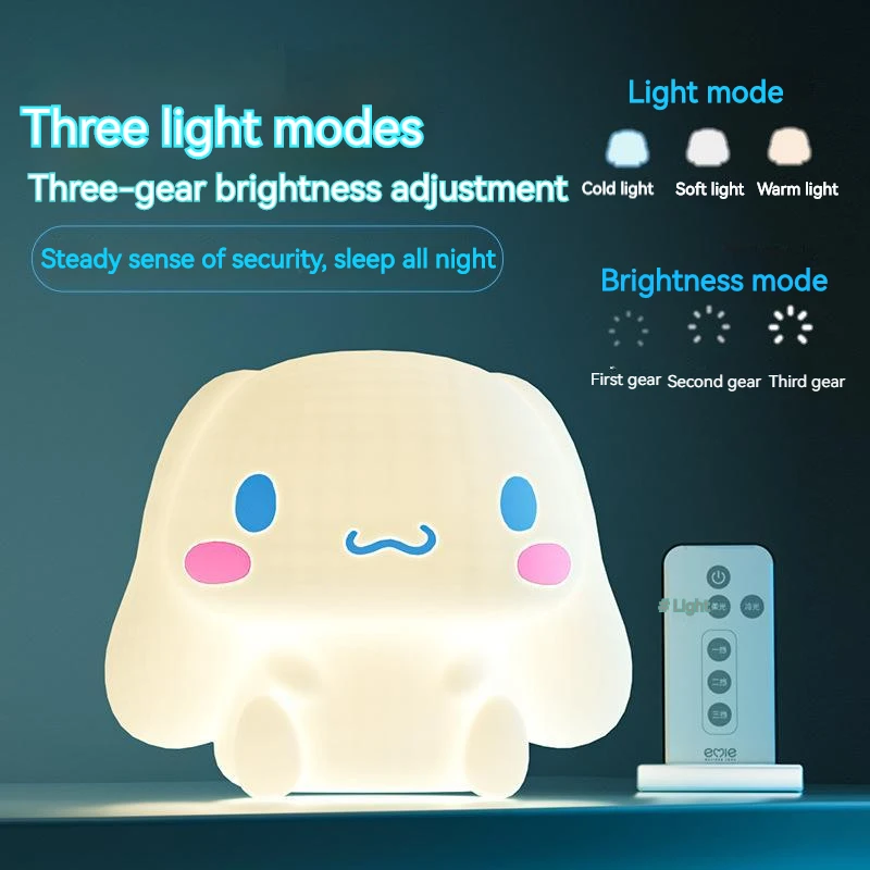 Sanrio Cinnamoroll Night Light Kawaii Anime Cartoon Dormitory Bedroom Night Lamp Bedside Table Lamp Nightlight Children Gift
Sanrio Cinnamoroll Night Light Kawaii Anime Cartoon Dormitory Bedroom Night Lamp Bedside Table Lamp Nightlight Children Gift