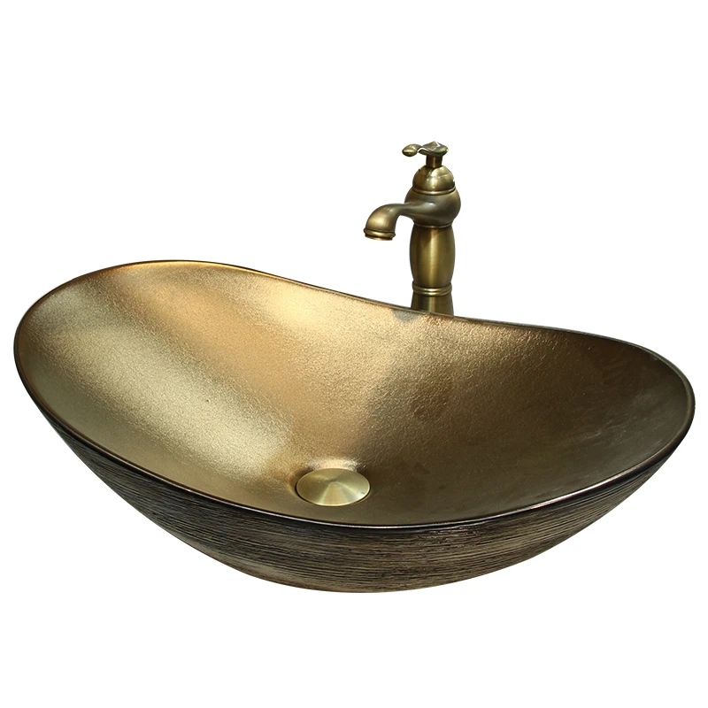 Golden ingot art wash basin large bathroom wash basin small balcony counter basin
Golden ingot art wash basin large bathroom wash basin small balcony counter basin