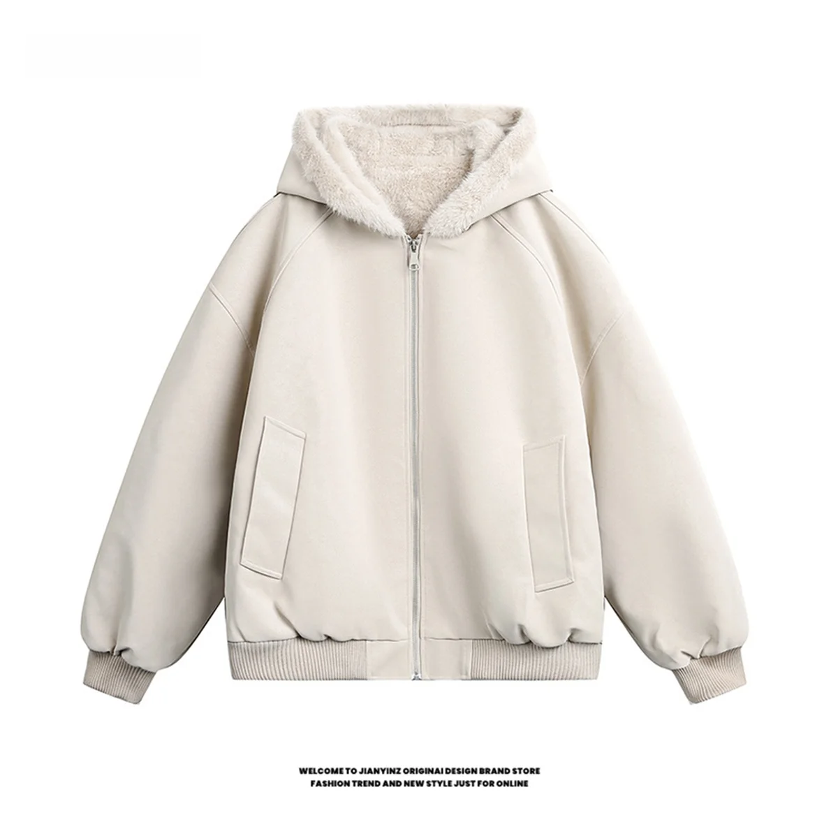 Утепленная куртка из искусственной кожи с капюшоном на флисовой подкладке, хлопковая куртка, мужская осенне-зимняя верхняя одежда в американском стиле для пар, уличный стиль
Утепленная куртка из искусственной кожи с капюшоном на флисовой подкладке, хлопковая куртка, мужская осенне-зимняя верхняя одежда в американском стиле для пар, уличный стиль