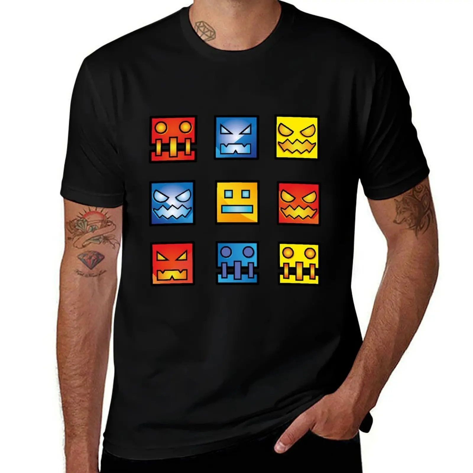 geometry dash icon face T-Shirt man graphic t shirt man t shirt graphic man t shirt summer T-Shirt
geometry dash icon face T-Shirt man graphic t shirt man t shirt graphic man t shirt summer T-Shirt