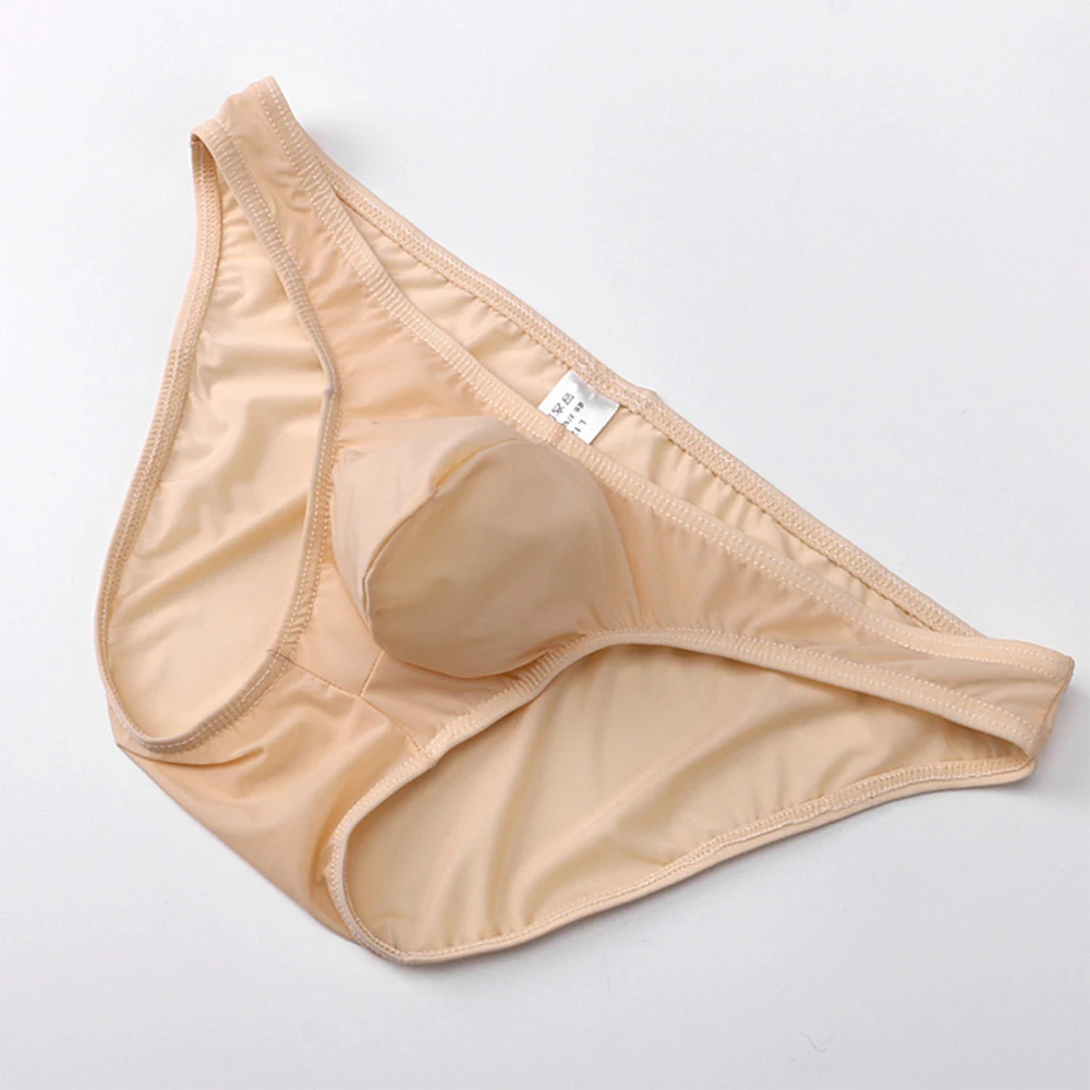 Men's Ice Silk Bulge Pouch Briefs Low-rise Bikini Slips Seamless Sexy Underwear U-Pouch Underpants Comfortable Breathable
Men's Ice Silk Bulge Pouch Briefs Low-rise Bikini Slips Seamless Sexy Underwear U-Pouch Underpants Comfortable Breathable