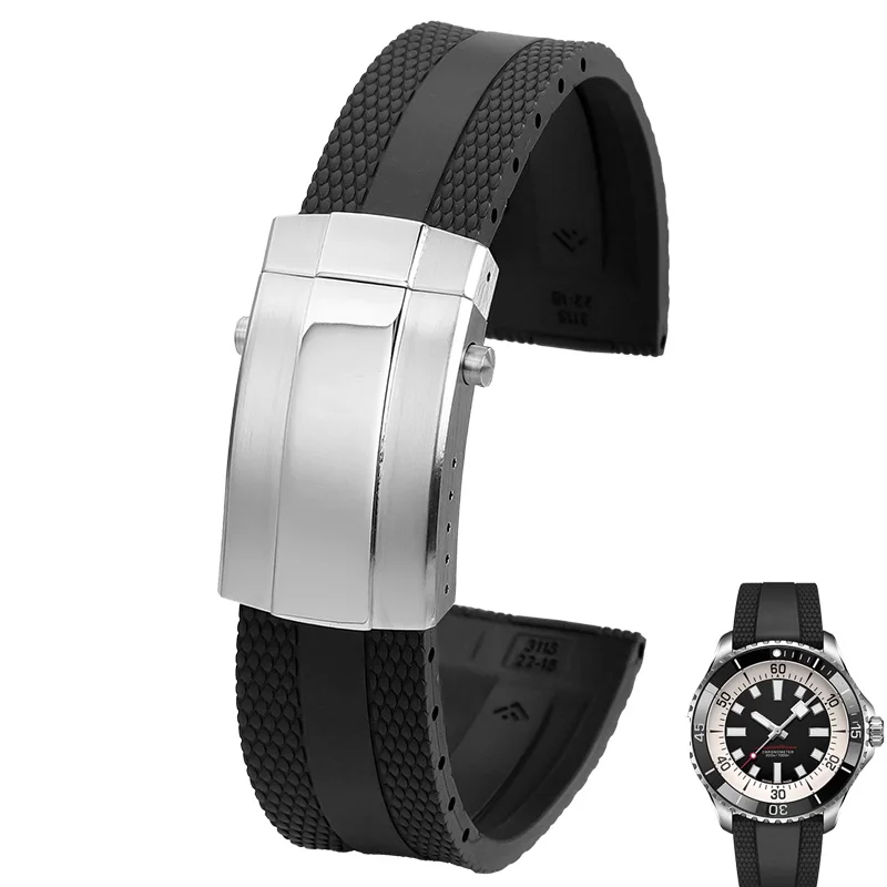 High quality New‘s rubber Watchband For Breitling NAVITIMER Watch Strap Silicone accessories bracelet 22mm black blue bands
High quality New‘s rubber Watchband For Breitling NAVITIMER Watch Strap Silicone accessories bracelet 22mm black blue bands