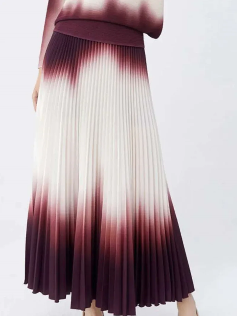 Women's Pleated Elegant Gradient Skirt Versatile Elastic Waist Loose A Line Skirts 2025 Spring New Fashion 2DCC2CA
Women's Pleated Elegant Gradient Skirt Versatile Elastic Waist Loose A Line Skirts 2025 Spring New Fashion 2DCC2CA