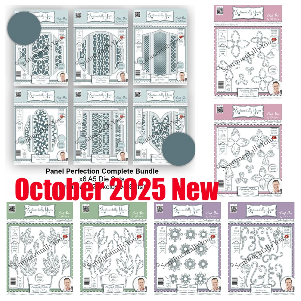 Lavish Panel Perfection Complete Bundle Metal Cutting Dies and Stamps DIY Scrapbooking Album Calendar Handmade 2025 October New
Lavish Panel Perfection Complete Bundle Metal Cutting Dies and Stamps DIY Scrapbooking Album Calendar Handmade 2025 October New