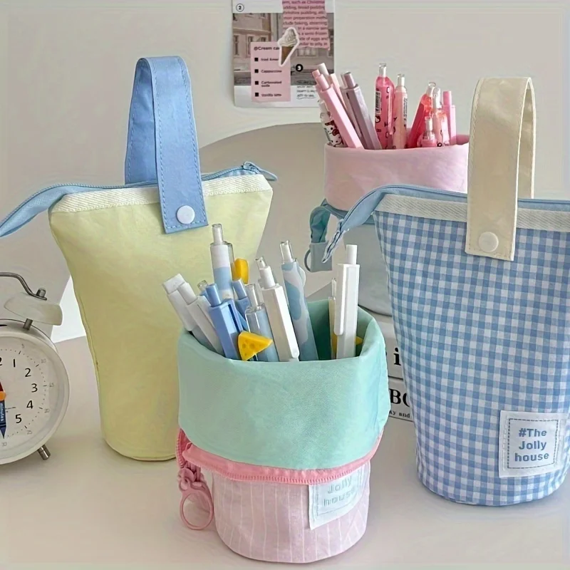 Large Capacity Pencil Case, With Standing Stationery Bag, Zipper Fabric Desk Organizer Pen Holder for School Office Travel
Large Capacity Pencil Case, With Standing Stationery Bag, Zipper Fabric Desk Organizer Pen Holder for School Office Travel