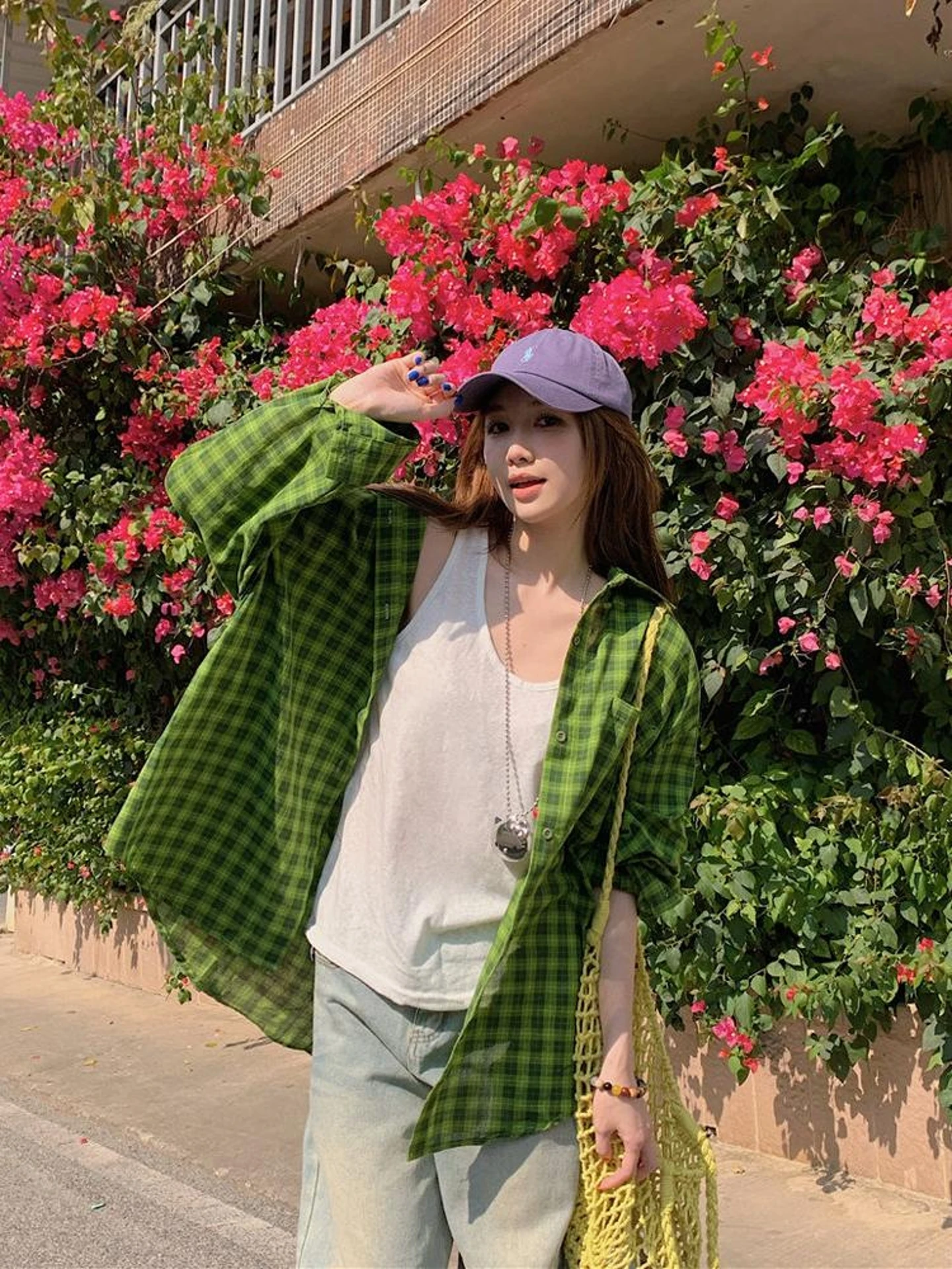 Retro Style Long Sleeve Plaid Shirt Women's Summer New Loose Lazy Style Green High-End Sun Protection Top for Students
Retro Style Long Sleeve Plaid Shirt Women's Summer New Loose Lazy Style Green High-End Sun Protection Top for Students