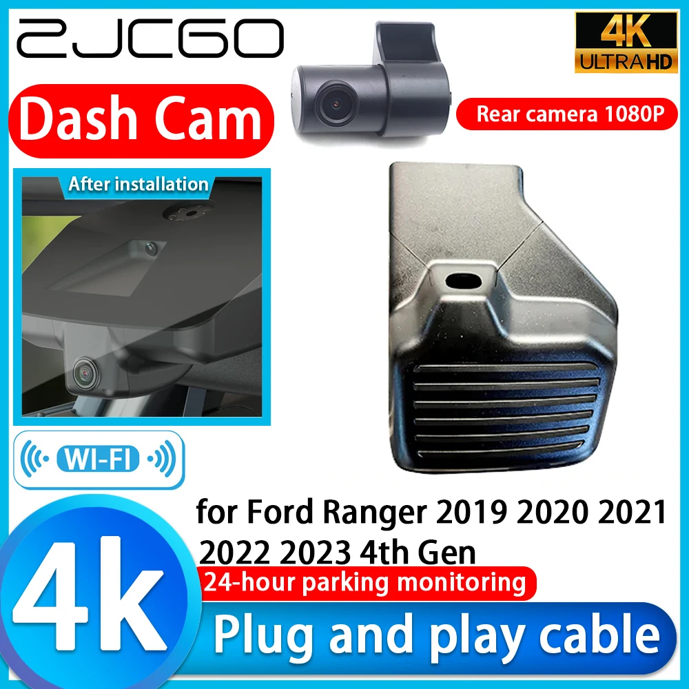 ZJCGO for Ford Ranger 2019 2020 2021 2022 2023 4th Gen 4K DVR Dash Cam Car Camera Sony Lens 24H Monitor Parking Video Recorder
ZJCGO for Ford Ranger 2019 2020 2021 2022 2023 4th Gen 4K DVR Dash Cam Car Camera Sony Lens 24H Monitor Parking Video Recorder