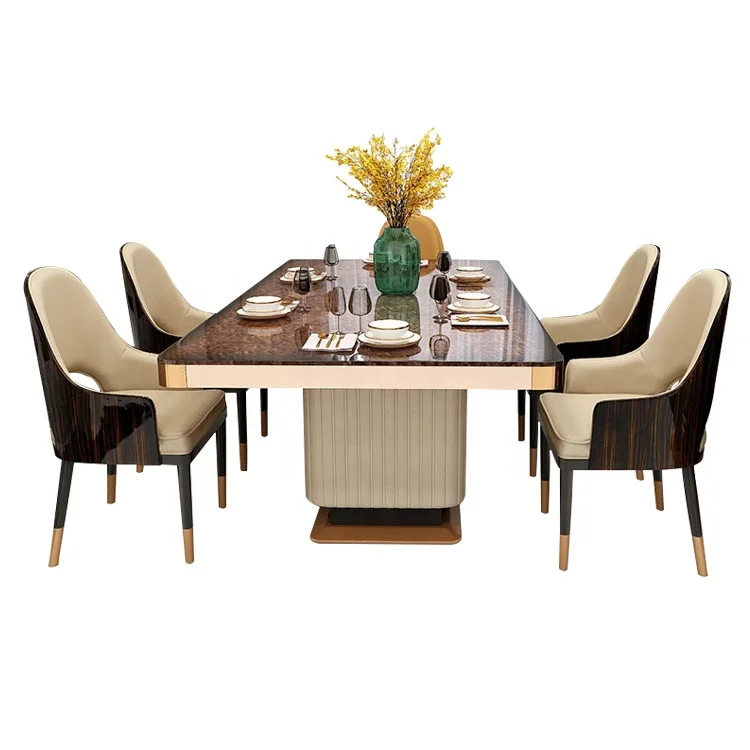 #Factory Price Marble 8 6 Seats Chair Dining Table Set Features Soft Mattress Chair and Solid Wood Frame
#Factory Price Marble 8 6 Seats Chair Dining Table Set Features Soft Mattress Chair and Solid Wood Frame