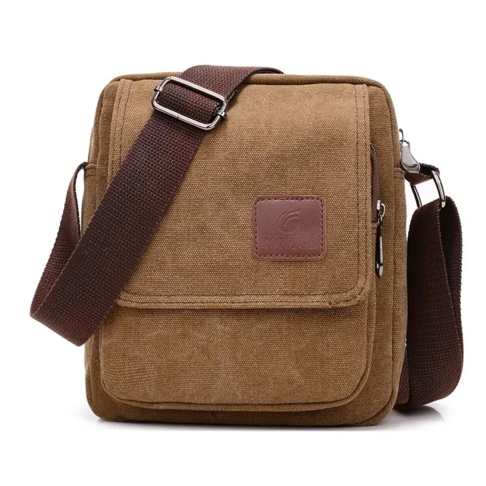 Fashion Canvas Men Crossbody Bag Large Capacity Wear-resistant Outdoor Small Bag Business Cashier Wallet Anti-theft Shoulder Bag
Fashion Canvas Men Crossbody Bag Large Capacity Wear-resistant Outdoor Small Bag Business Cashier Wallet Anti-theft Shoulder Bag