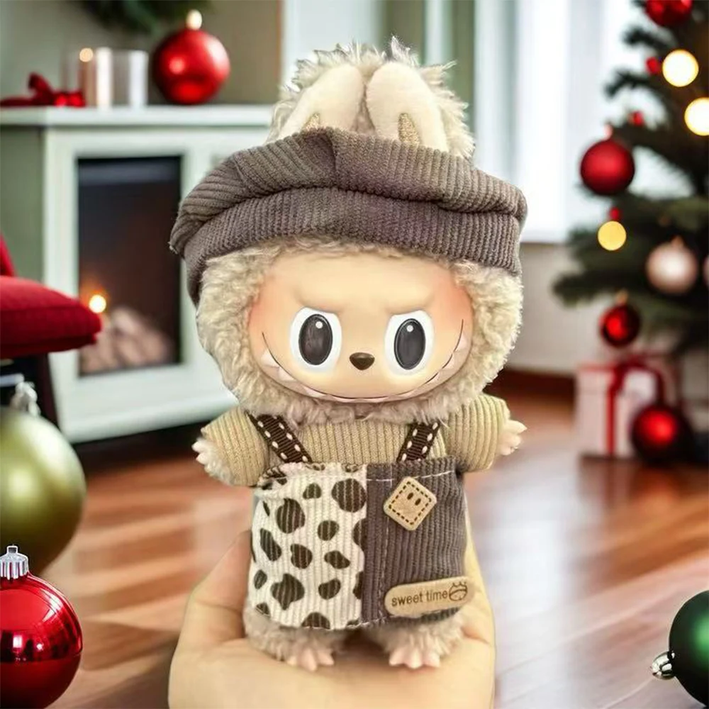 Для 17 см комплект сменной одежды для куклы Labubu для плюшевой куклы Labubu, одежда, штаны, комплект шляпы, только одежда для продажи, одежда
Для 17 см комплект сменной одежды для куклы Labubu для плюшевой куклы Labubu, одежда, штаны, комплект шляпы, только одежда для продажи, одежда