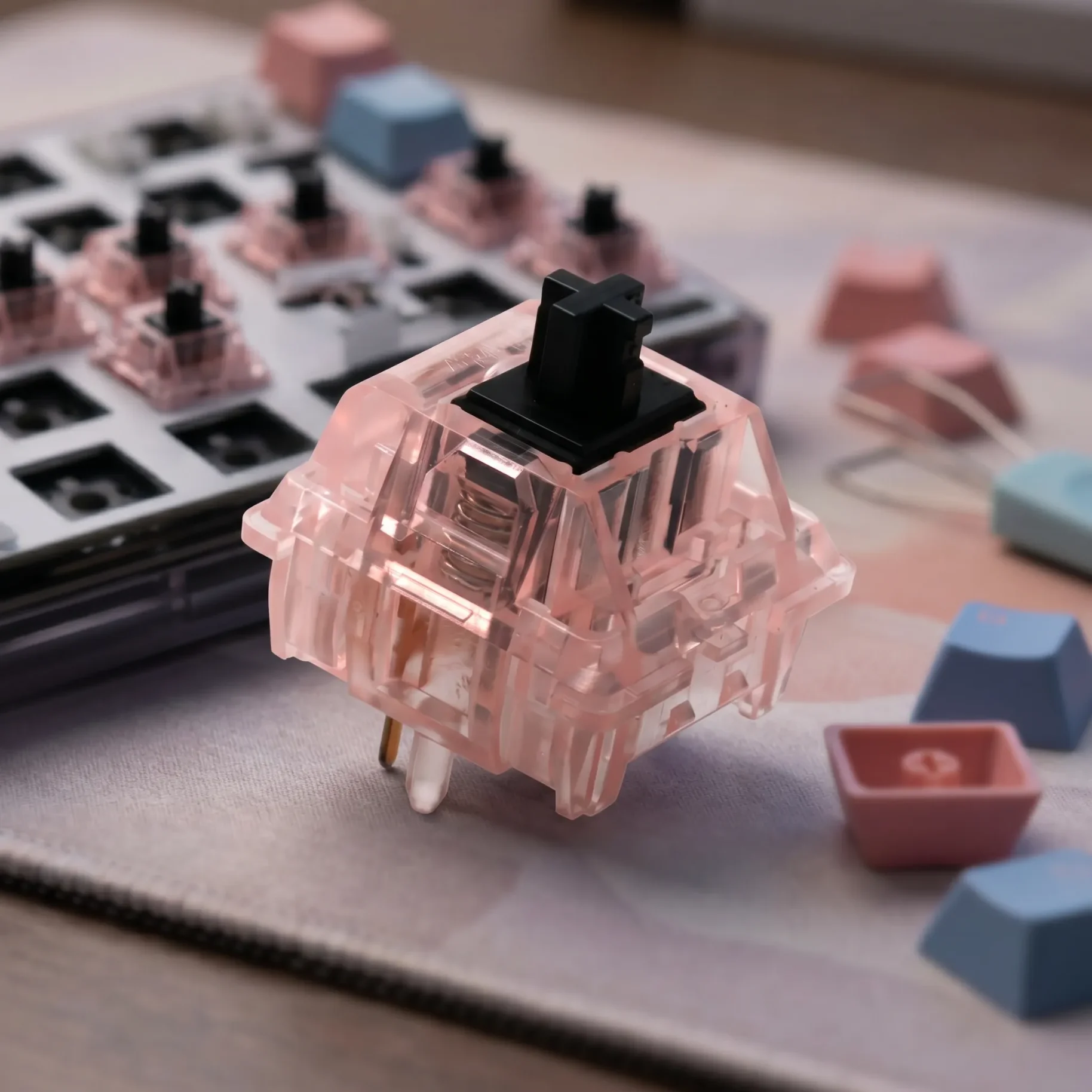 Bsun Rose Tactile Switch 40g Pre Lubed 5Pin POM Stem Hot Swap Mechanical Keyboard Switches for Custom Keyboard MX Gaming
Bsun Rose Tactile Switch 40g Pre Lubed 5Pin POM Stem Hot Swap Mechanical Keyboard Switches for Custom Keyboard MX Gaming