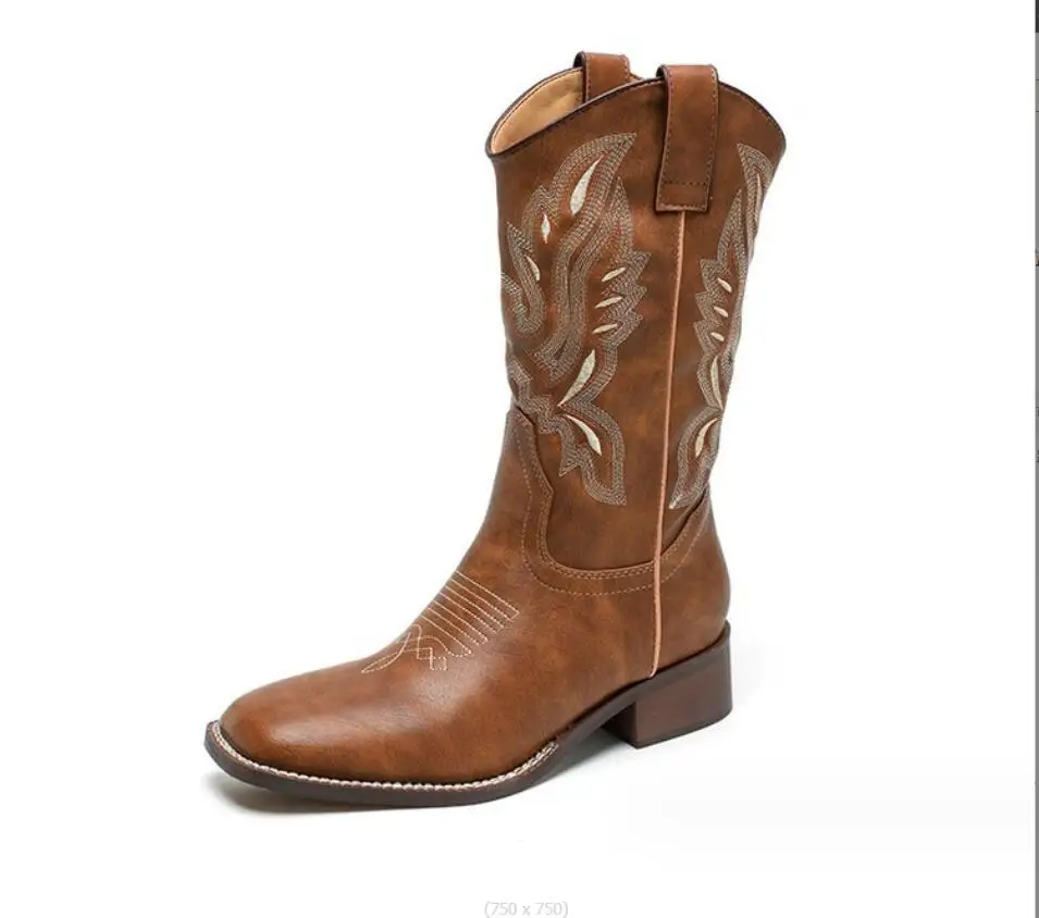 New Sexy Shoes for Women Western Cowboy Boots for Woman Embroidered Pointed Toe Boots Heels Spring Autumn Brown Casual Medium
New Sexy Shoes for Women Western Cowboy Boots for Woman Embroidered Pointed Toe Boots Heels Spring Autumn Brown Casual Medium