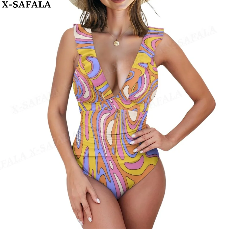 Colorful Floral Print Ruffled One Piece Swimsuit V Neck Lace Up Women Sexy Bikini Summer Beachwear Sexy Beach Swimwear-4
Colorful Floral Print Ruffled One Piece Swimsuit V Neck Lace Up Women Sexy Bikini Summer Beachwear Sexy Beach Swimwear-4
