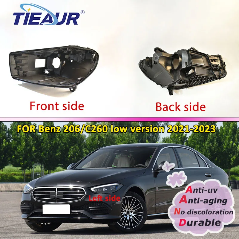 For Mercedes-Benz 206 C206 2021 2022 2023 Low Configuration Headlight Housing Light Box Lamp Case Plastic Rear Back Base
For Mercedes-Benz 206 C206 2021 2022 2023 Low Configuration Headlight Housing Light Box Lamp Case Plastic Rear Back Base