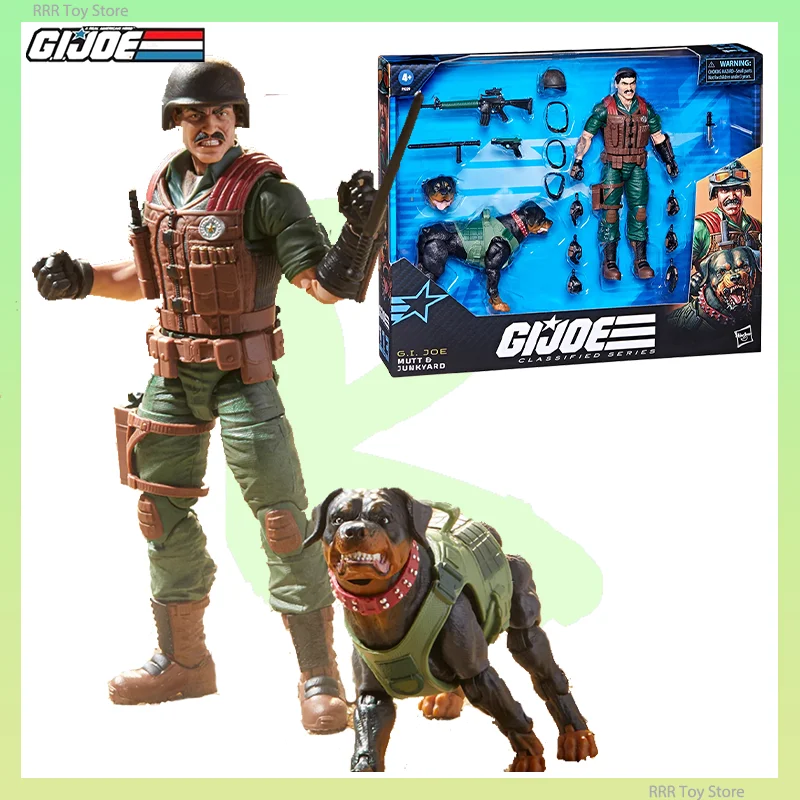 G.I. Joe Classified Series Action Figures Special Forces Mutt And The Military Dog Junkyard Toys Figurine Model Doll Figuras
G.I. Joe Classified Series Action Figures Special Forces Mutt And The Military Dog Junkyard Toys Figurine Model Doll Figuras