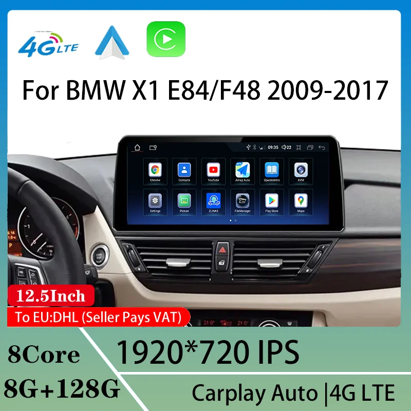 Android 13, автомобильный видеоплеер 12,5 дюйма HD, Apple Carplay, GPS-навигация для BMW x1 E84 F48, Bluetooth, мультимедийное радио, 4G, заводская цена
Android 13, автомобильный видеоплеер 12,5 дюйма HD, Apple Carplay, GPS-навигация для BMW x1 E84 F48, Bluetooth, мультимедийное радио, 4G, заводская цена