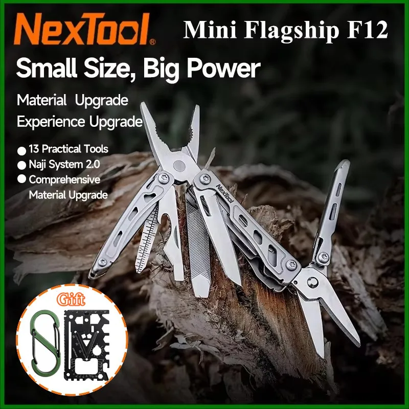 NexTool Mini Flagship F12 13 In 1 Multitool Folding EDC Hand Tool Screwdriver Mini Pliers File Scissors Bottle Opener Outdoor
NexTool Mini Flagship F12 13 In 1 Multitool Folding EDC Hand Tool Screwdriver Mini Pliers File Scissors Bottle Opener Outdoor